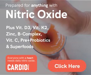 Prepared for anything with Nitric Oxide - Cardio Miracle - CLICK HERE