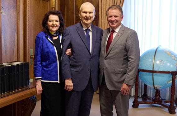 President Nelson at University of Utah