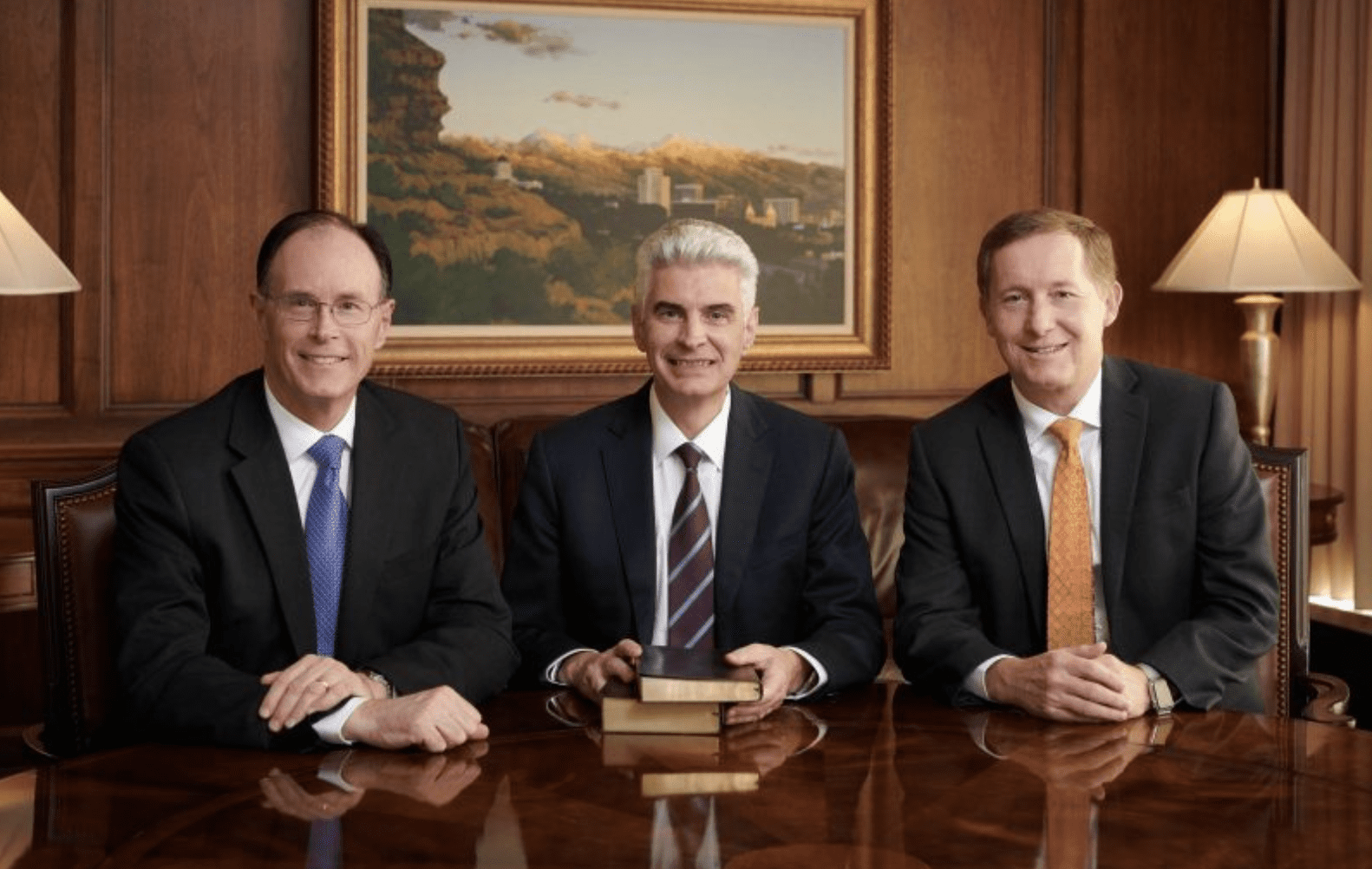 The Presiding Bishopric of The Church of Jesus Christ of Latter-day Saints, overseeing welfare, humanitarian aid, and Church finances.