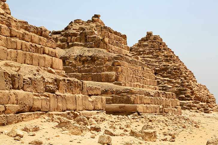 The smaller pyramids at Giza, which are often overlooked, stand as a testament to the rich history and complexity of the entire pyramid complex.