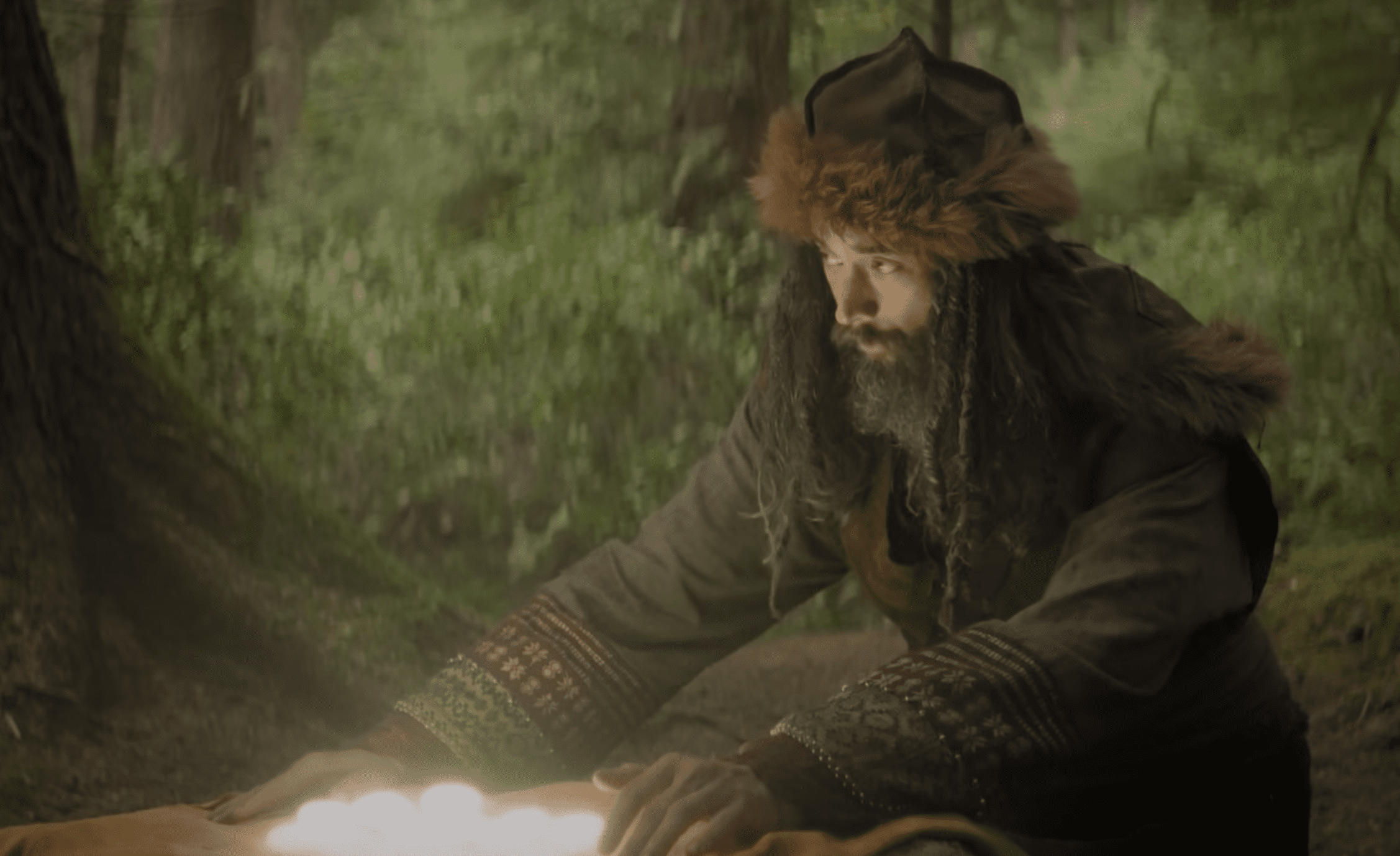 Brother of Jared with glowing stones in wilderness - Book of Mormon insights.