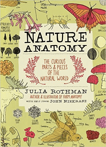  Nature Anatomy book cover showcasing detailed illustrations of the natural world, ideal for curious minds.