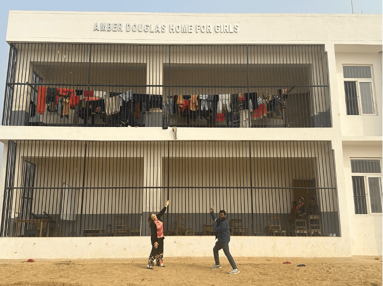 Amber Douglas Home for Girls at Rising Star Outreach Bihar campus with safe dormitories for children from leprosy colonies.