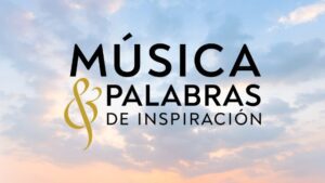 Logo for Música y Palabras de Inspiración, the Spanish version of Music and the Spoken Word now airing on Telemundo Utah.