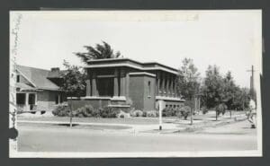 A historical black-and-white photo of the original Ogden Valley Deaf Branch chapel, the first LDS meetinghouse designed for Deaf Saints, built in 1917.A historical black-and-white photo of the original Ogden Valley Deaf Branch chapel, the first LDS meetinghouse designed for Deaf Saints, built in 1917.