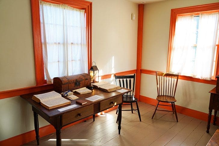 Study room where Joseph Smith received The Vision in Section 76 of the Doctrine and Covenants