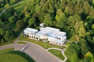 Hill Cumorah Visitor Center in Palmyra, New York, where Elder Bednar will rededicate the historic site of the Book of Mormon plates.