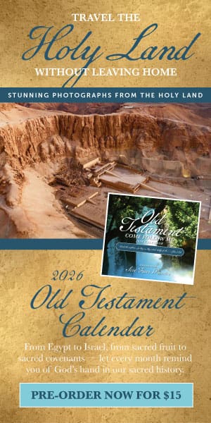Travel the Holy Land Without Leaving Home - 2026 Old Testament Calendar - BUY YOURS NOW
