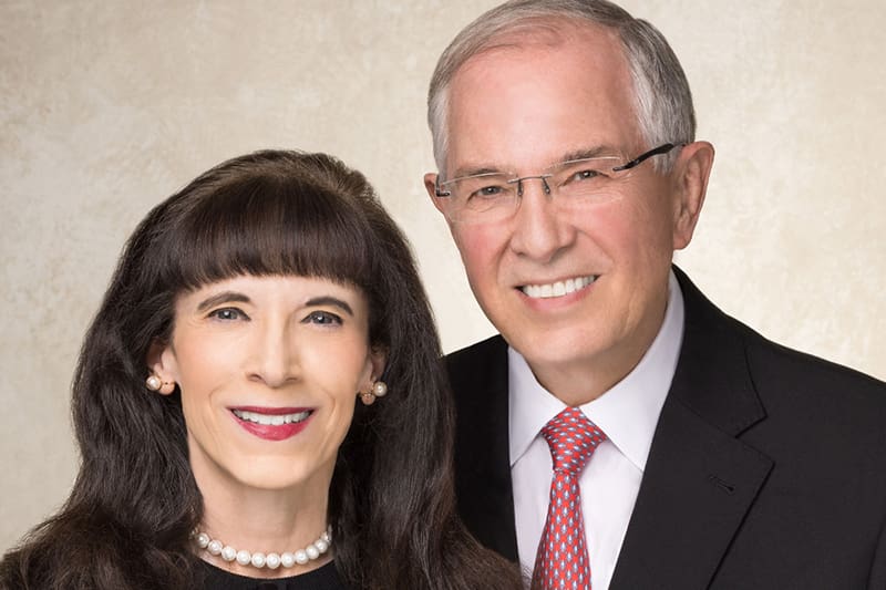 Elder Neil L. Andersen and Sister Kathy Andersen announce the Worldwide Devotional for Young Adults from the Washington D.C. Temple.