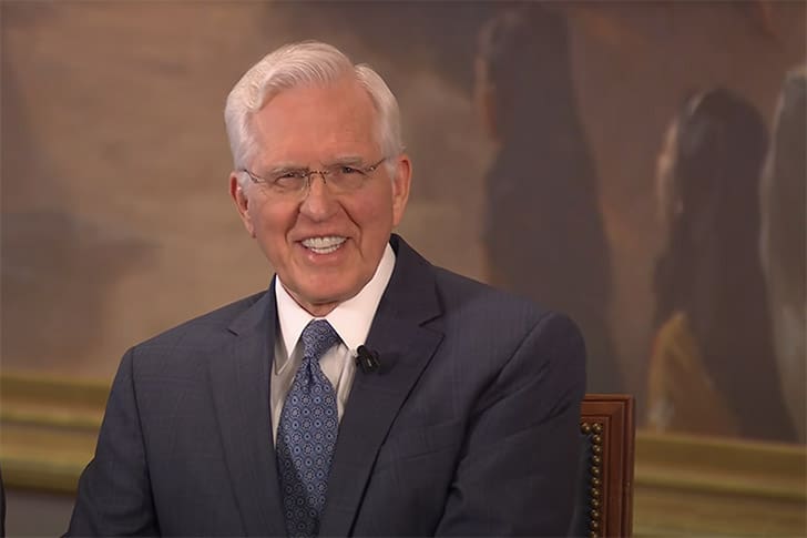 D. Todd Christofferson smiles after being called as Second Counselor in the new First Presidency under President Dallin H. Oaks of the Church of Jesus Christ of Latter-day Saints.