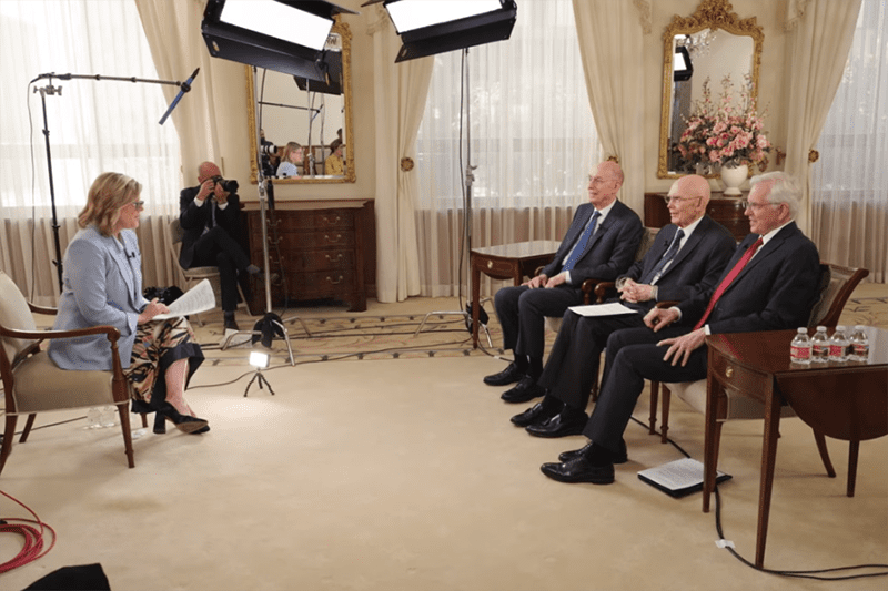 President Dallin H. Oaks and the First Presidency discuss faith in Jesus Christ and global Church growth in a formal interview setting.