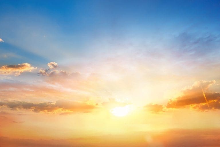 Sunrise over clouds symbolizing the Spirit World, paradise, and life after death in God’s Plan of Salvation.