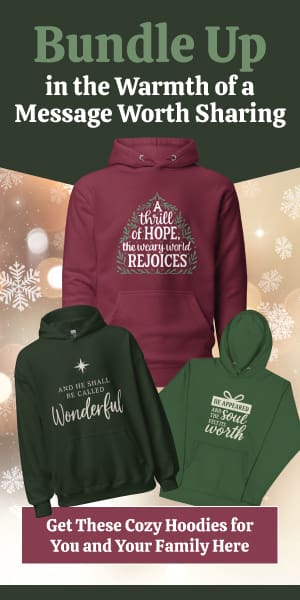 Bundle up in the warmth of a message worth sharing - BUY YOURS NOW