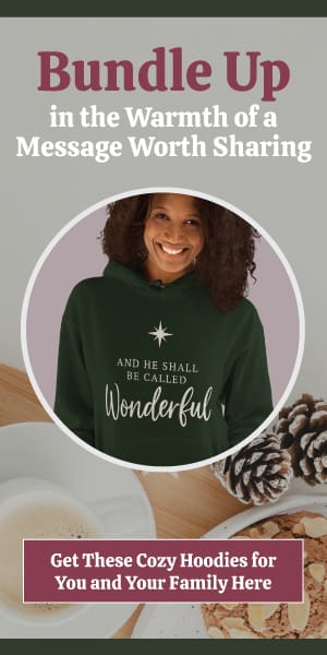 Bundle up in the warmth of a message worth sharing - BUY YOURS NOW