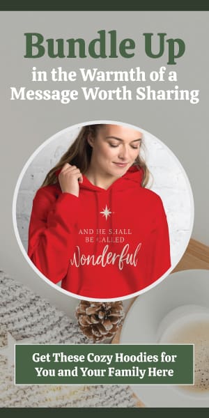 Bundle up in the warmth of a message worth sharing - BUY YOURS NOW