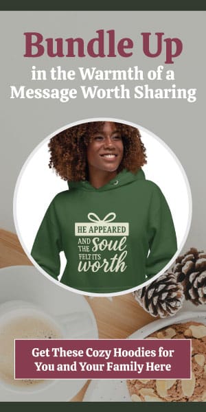 Bundle up in the warmth of a message worth sharing - BUY YOURS NOW