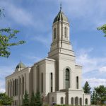 Heber Valley Utah Temple construction site during legal dispute heard by the Utah Supreme Court over the construction injunction and appeal.
