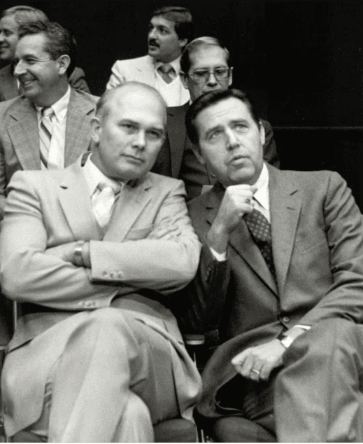 Historic black-and-white photograph of a younger Jeffrey R. Holland, reflecting his early years of Church service and leadership.