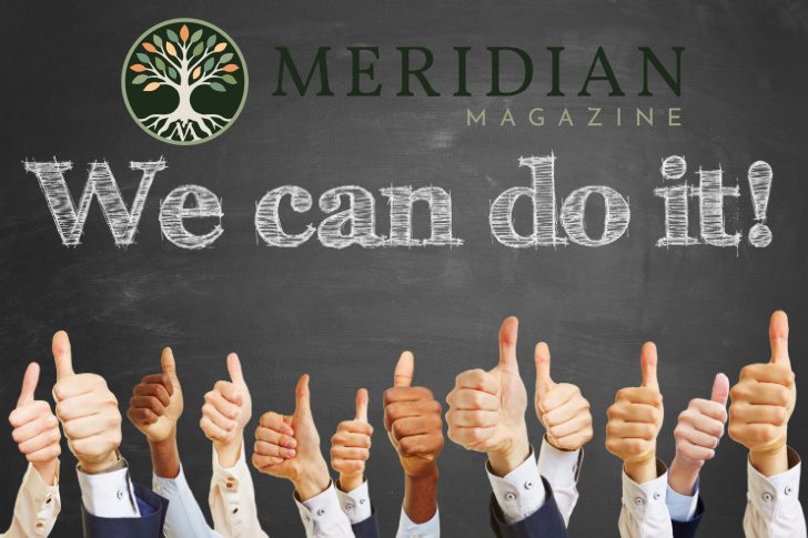 Meridian Magazine voluntary subscription campaign encouraging reader support to sustain gospel-centered journalism and daily articles worldwide.