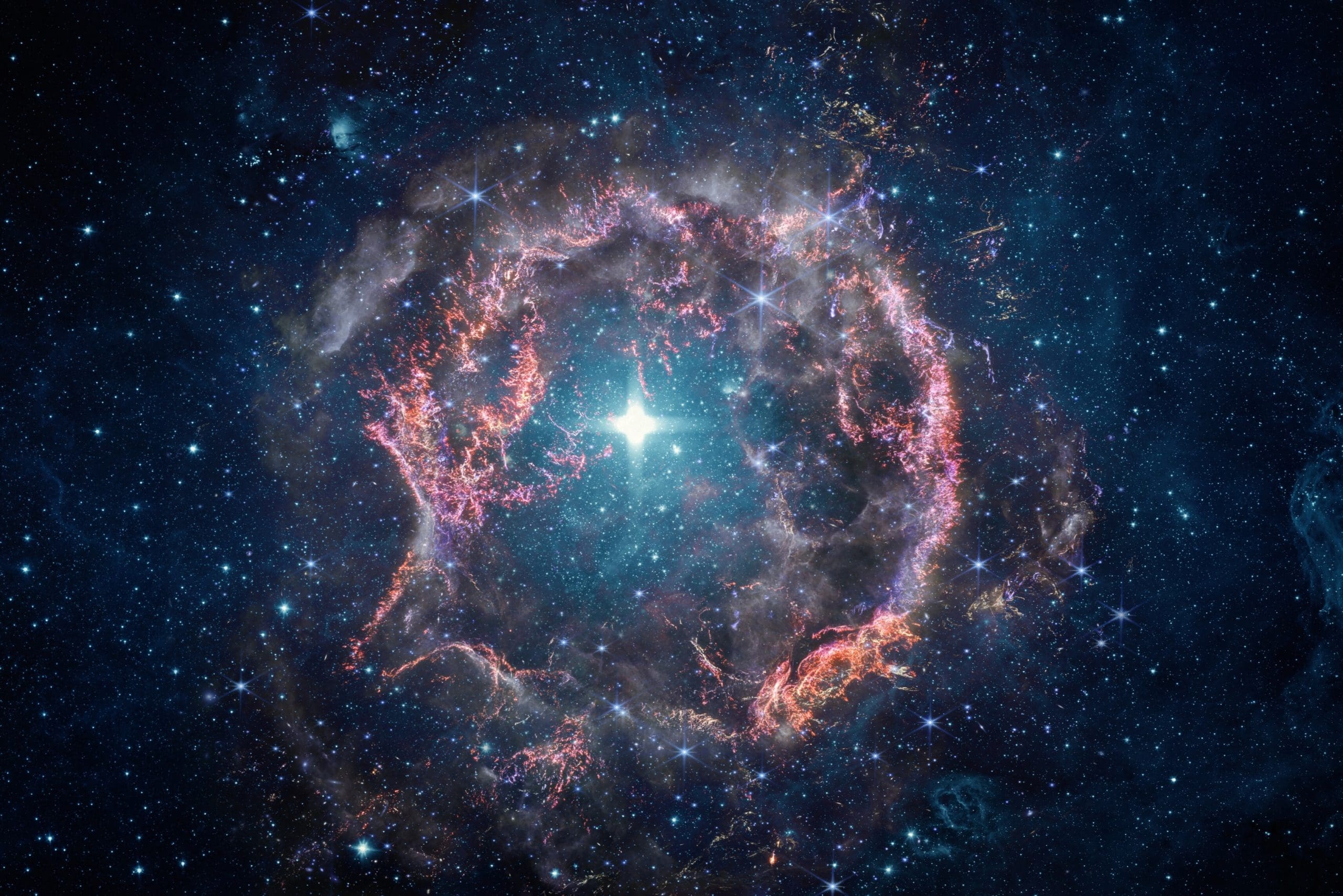 Old Testament Creation showing light emerging from darkness in Genesis, Moses, and Abraham, symbolizing Jesus Christ as the Creator and source of life