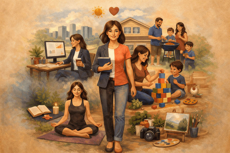 Young mother balancing work, motherhood, faith, and family through personal revelation in the restored gospel