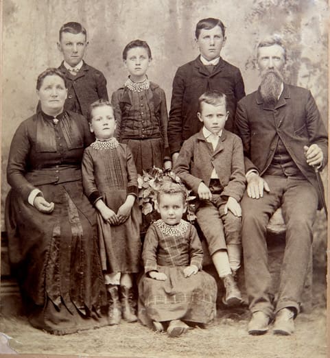 Historic family photograph of 19th-century Ancestors used to illustrate family history, genealogy research, and RootsTech discovery.