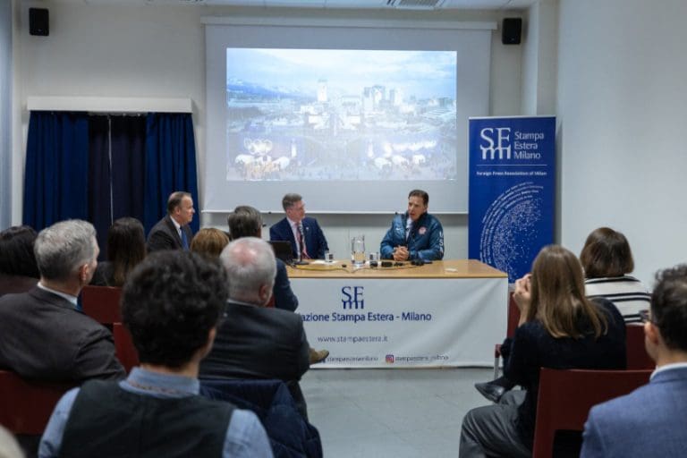 Church leaders announce support for the 2034 Olympic and Paralympic Games during a Milan media event ahead of the Winter Olympics.