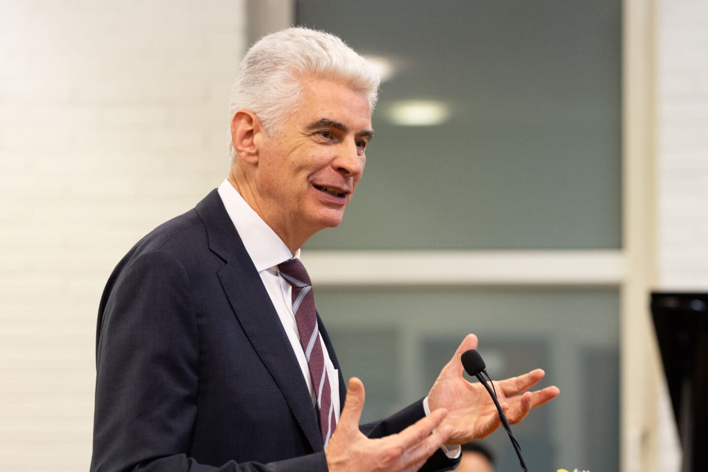 Elder Gérald Caussé speaks at a Paris devotional about Church growth in France and the surge of baptisms.