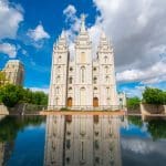 Salt Lake Temple at Temple Square in Salt Lake City ahead of the 2027 open house expected to draw millions of visitors