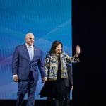 Elder Ronald A. Rasband and Melanie Rasband at RootsTech 2026 discussing family history, temple work, and creating a legacy of faith that strengthens family across generations.