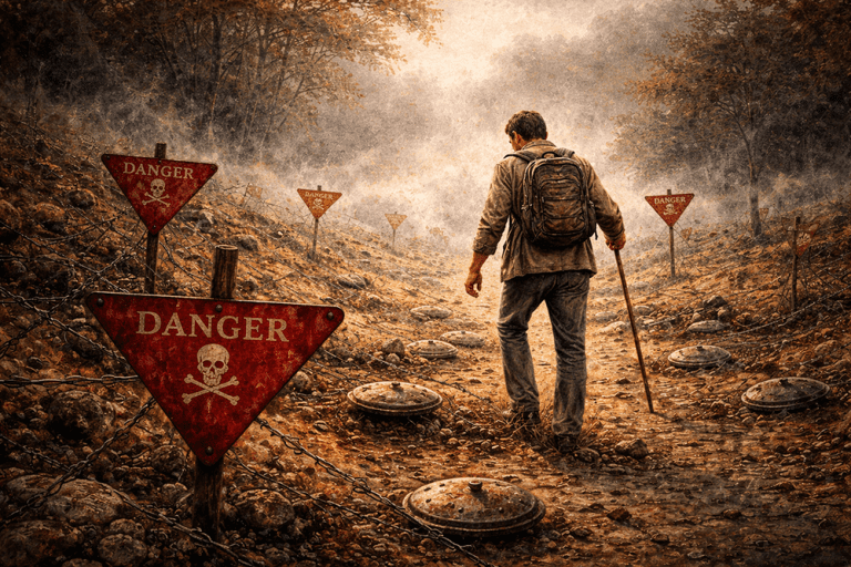 Minefield mortality Atonement of Jesus Christ Gethsemane Resurrection Jesus Christ path