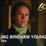 Young Brigham Young in Becoming Brigham documentary about his encounter with the Book of Mormon.