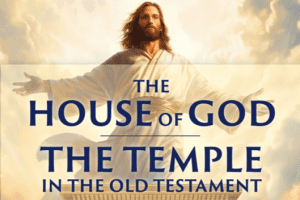 Temple in the Old Testament artwork showing Jesus Christ and reference to temple ordinances in ancient scriptures.
