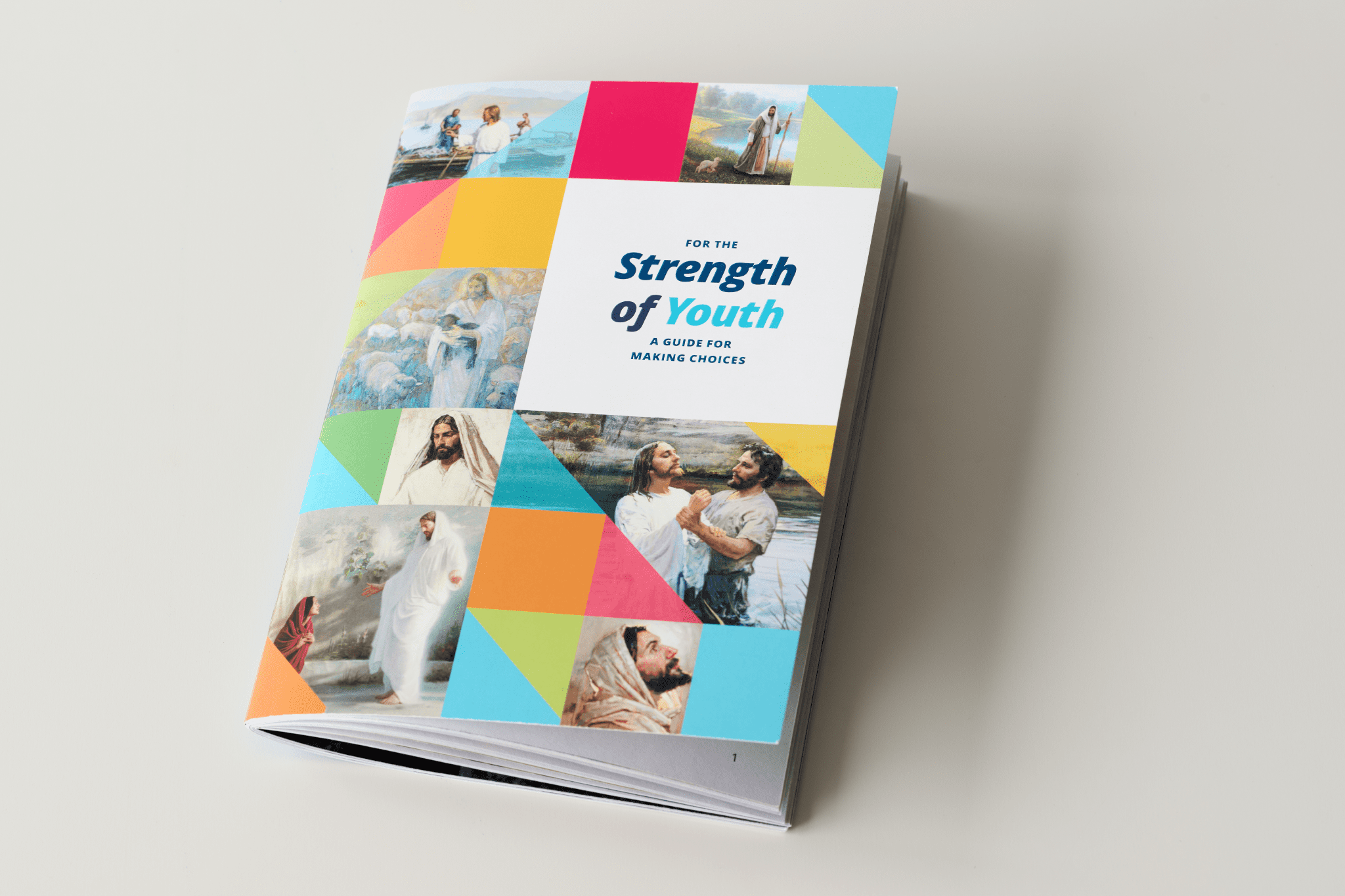 A printed copy of “For the Strength of Youth: A Guide for Making Choices,” the updated curriculum resource for youth in Sunday School and Church classes.