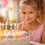child touching birthday cake frosting parenting techniques child discipline positive parenting