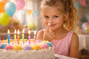 child touching birthday cake frosting parenting techniques child discipline positive parenting