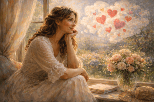 single woman reflecting on love mid-singles dating vulnerability in relationships after divorce