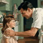 father validating child in kitchen emotional connection Latter-day Saints validation spiritual growth unity family relationships