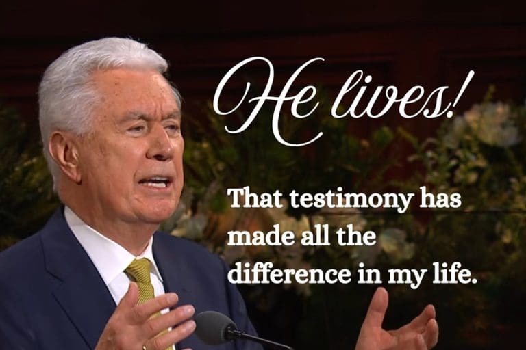 “He lives!”—a powerful General Conference testimony. Share these inspiring conference messages on Facebook and Instagram and help Meridian Magazine spread the message.