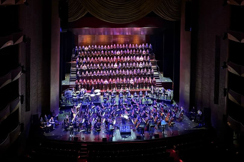 Lamb of God oratorio Metropolitan Opera House BYU Singers choir orchestra Holy Week performance