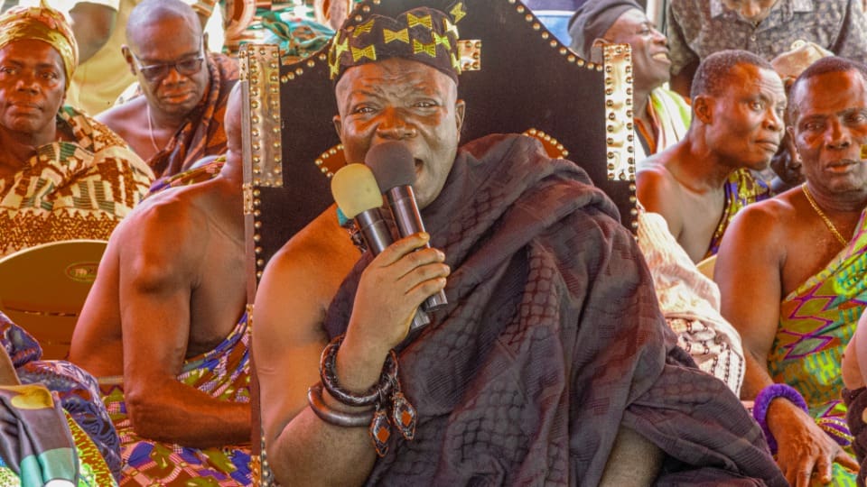 African community leader speaking at a Church-supported event, reflecting expanding global outreach highlighted in this Church Report.