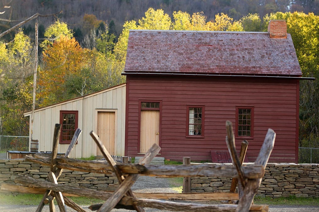 Joseph Smith’s historic home in Harmony, Pennsylvania, visited on the Church History Tour to explore foundational events surrounding the Restoration of the priesthood. 