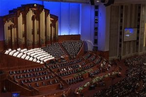 April General Conference statistical report 2025 Church membership growth temples missionaries