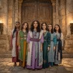 Actresses from The Ten Virgins film in Morocco during filming for The Parables Project faith-based feature film