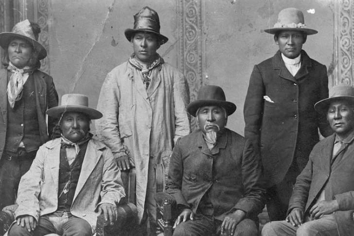 Historic photograph of Northwestern Shoshone Latter-day Saints featured in a new Family History resource published in partnership with the Church Historian’s Press.