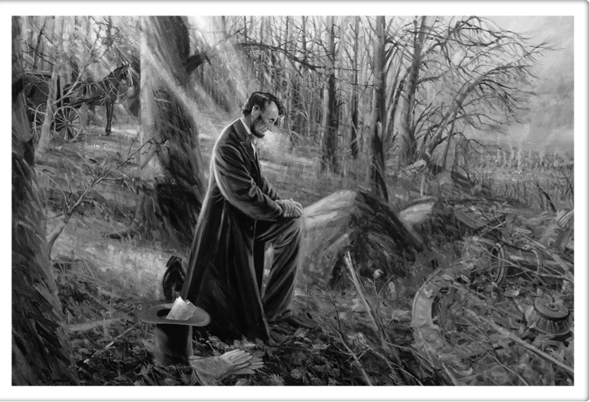 lincoln praying