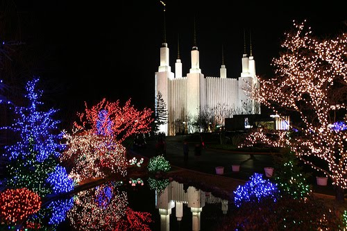washington dc temple lights