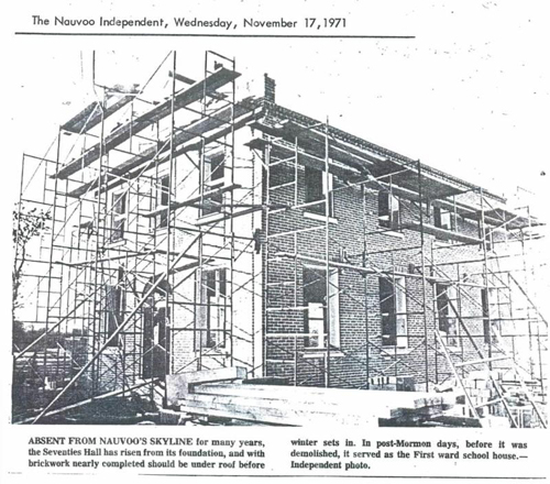 Seventies Hall renovation