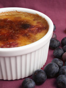 berry creme brulee