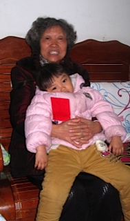 Grandchild that cried for Grandma